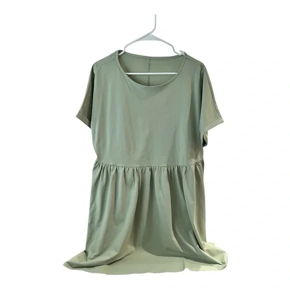 SHEIN Green Tunic with Boxy Relaxed Style dress size large - Picture 2 of 6